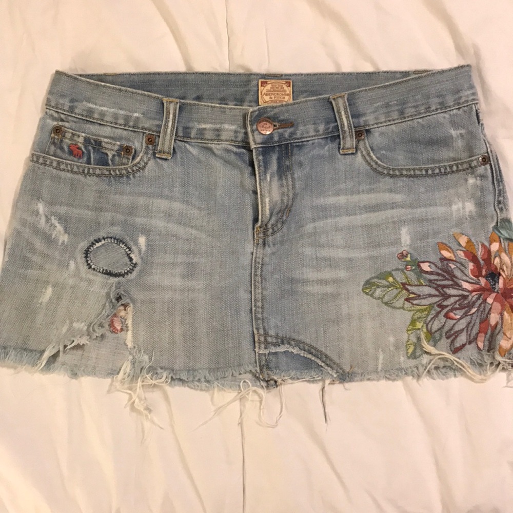 Abercrombie and Fitch Jean Skirt